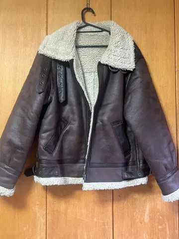 페이크 무스탕 보아 블루종 Ungrid