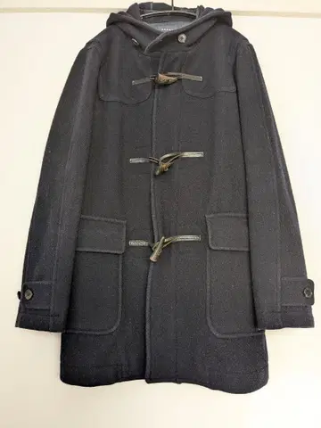 BEAMS 네이비 더플 코트 L