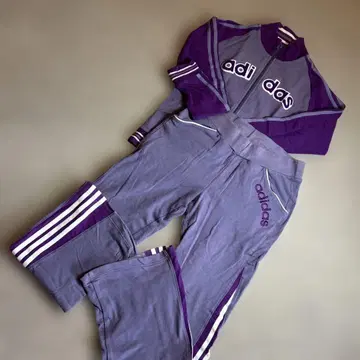 adidas 보라색 저지 상하의 세트