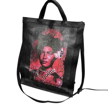 Jean Paul GAULTIER/천연 가죽/카빙/크랙 가공/회화 백