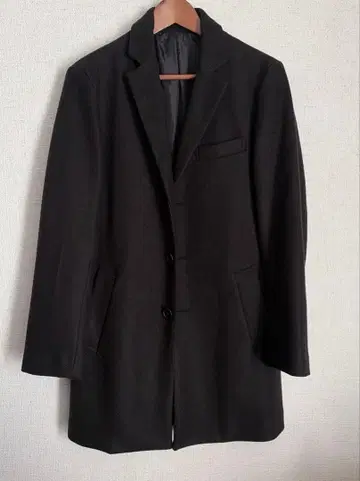 coen 울 블렌드 체스터 코트 S