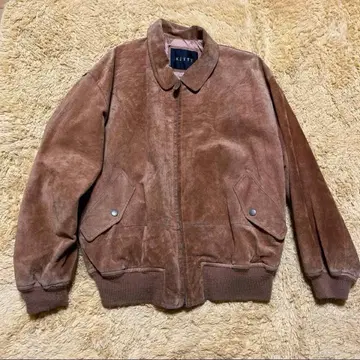 한정 가격! KETTY 스웨이드 브라운 블루종