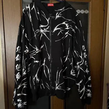 ACDC RAG 블랙 화이트 그래픽 후드티 절대절명