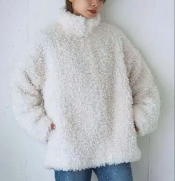 tiptop Long 푸들 퍼 블루종