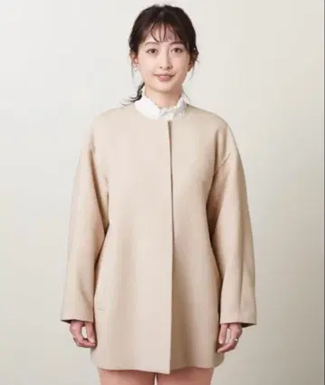 UNITED ARROWS 노카라 미들 코트 클리닝 완료