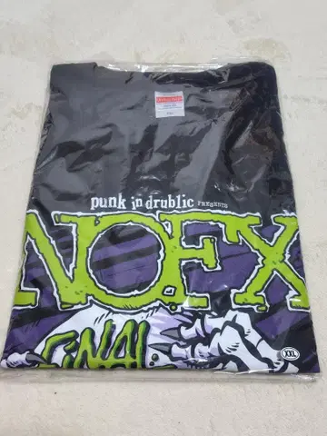 [ 미개봉 새상품 ] NOFX ADMAT T셔츠 XXL 블랙