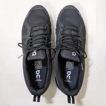 On Cloud5 Waterproof 27.5cm 블랙 스니커즈