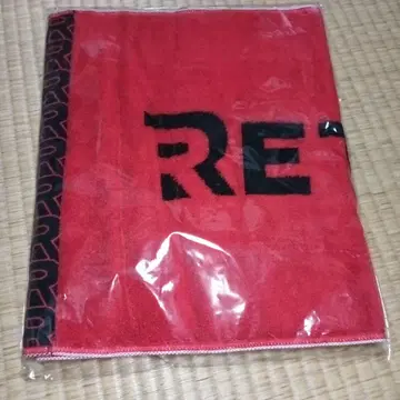 레트로리론 자카드 타월 빨간색