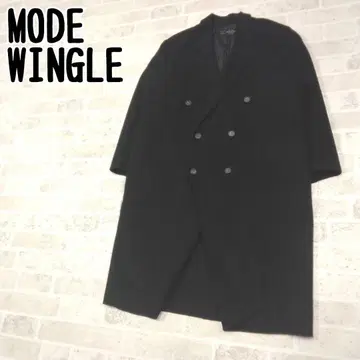 MODE WINGLE 캐시미어 롱 코트 남성용