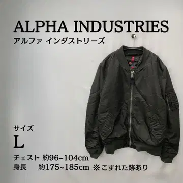 ALPHA INDUSTRIES MA-1 플라이트 자켓 L 사이즈