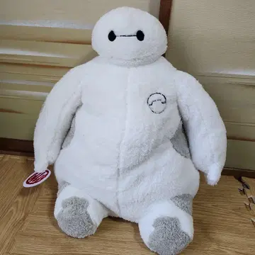 택 포함 베이맥스 그랑데 봉제 인형 앉은 Ver