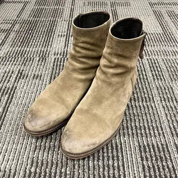 n.d.c 사이드 지퍼 스웨이드 부츠 베이지