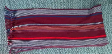 Paul Smith 스트라이프 머플러 울 100%