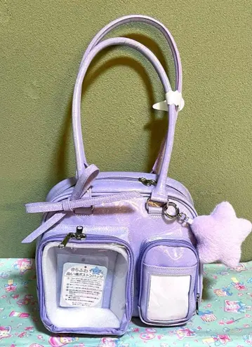 키라후와 틴클 누이통 보스턴 백 L 퍼플 WEGO