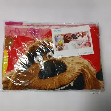 반려동물 캐릭터 타월 140X70cm