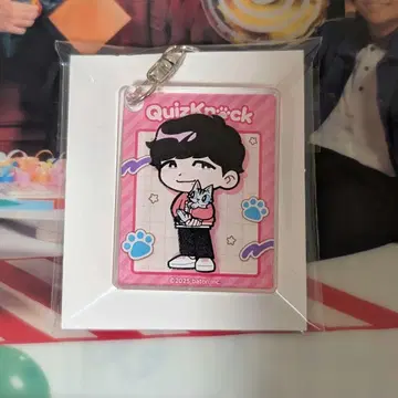 퀴즈노크 마네키네코 콜라보 굿즈 아크릴 키링 동언