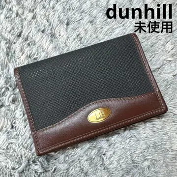 [ 미사용 ] dunhill 던힐 명함지갑 카드 케이스 가죽