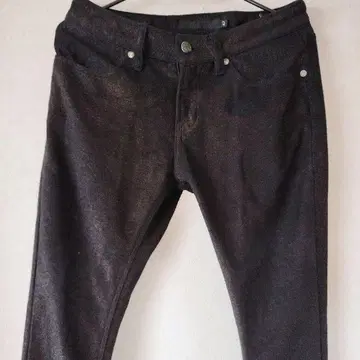 fuga 남성 바지 블랙 라메 믹스 42(M) 스트레치 소재