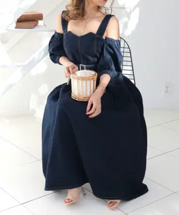 뷔스티에 데님 원피스 리엔다 리젝시 립 서비스 Rady 자라