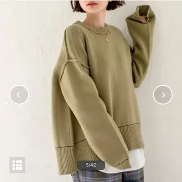 코엔 아웃 링킹 크루넥 니트 풀오버 coen