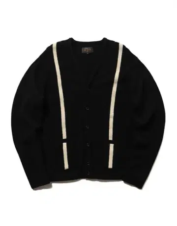 [ 미사용 ] BEAMS PLUS / 9게이지 스트라이프 가디건 M