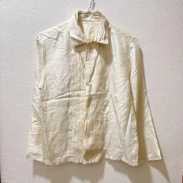 주카 zucca 실크 블라우스 드레스 셔츠 새상품급!