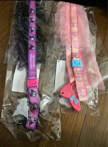 USJ 한정판 마이멜로디 쿠로미 보틀 스트랩 세트