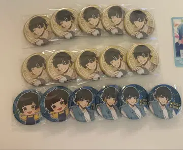 블루 록 하치라쿠 메구루 with dog 데님 캔뱃지 세트