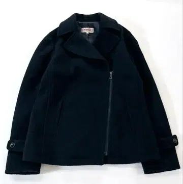 새상품급*맥레거 숏 자켓 아우터 샤기 체크 L 네이비