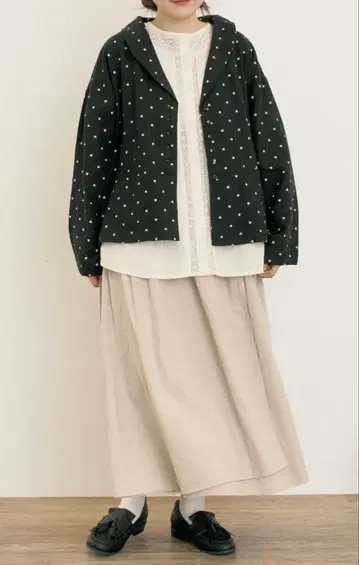 사만사 모스모스 숄카라 자켓