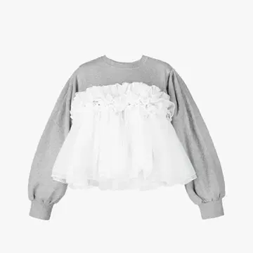 Bibiy. ANGELICA SWEAT SHIRT (GLAY)