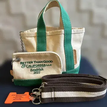 BETTER THAN GOOD 체인 파우치 포함 토트백 프레임워크