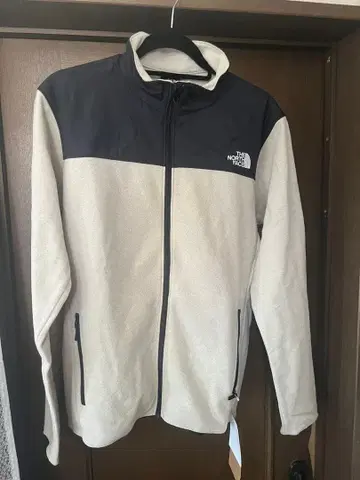 THE NORTH FACE XL 플리스 자켓 아이보리/블랙