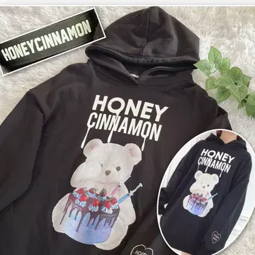 Honey Cinnamon POISON cake [ F ] 후드티 원피스
