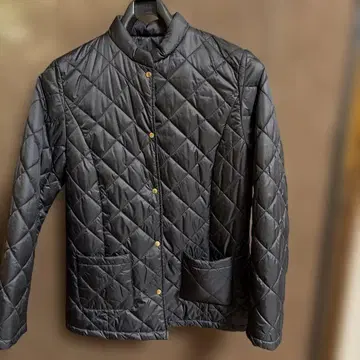 크로커다일 블랙 퀼팅 자켓