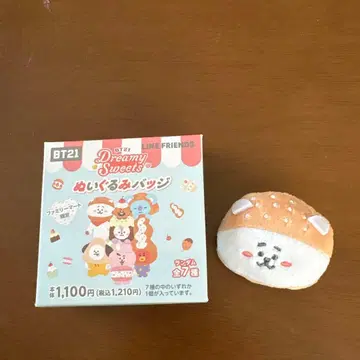 BT21 Dreamy Sweets 인형 배지