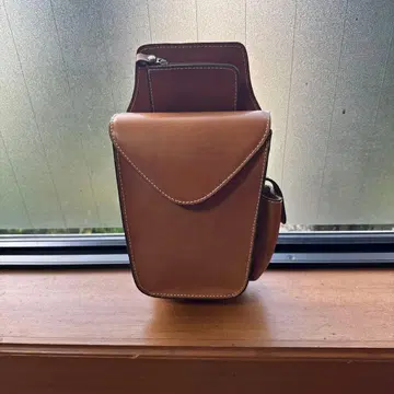 토라렌 천연 가죽 벨트 파우치