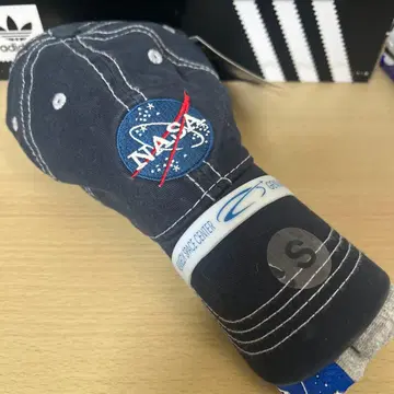 NASA 로고 자수 네이비 캡 S & 셔츠