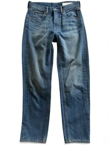 그린 레이블 릴랙싱 데님 테이퍼드 청바지 34