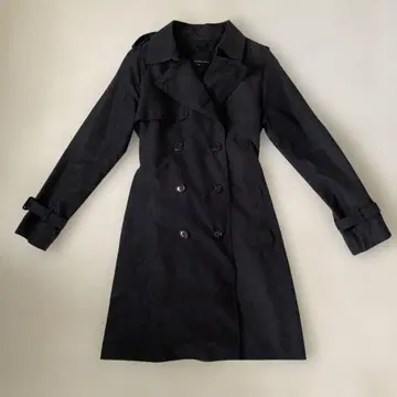 블랙 트렌치코트 BLACK by moussy