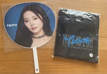 TWICE 월드 투어 쯔위 부채&T셔츠 세트