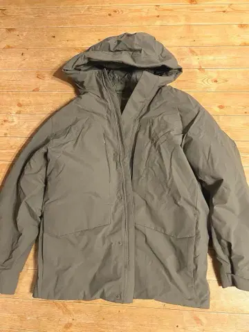 하이브리드 다운 아우터 그레이