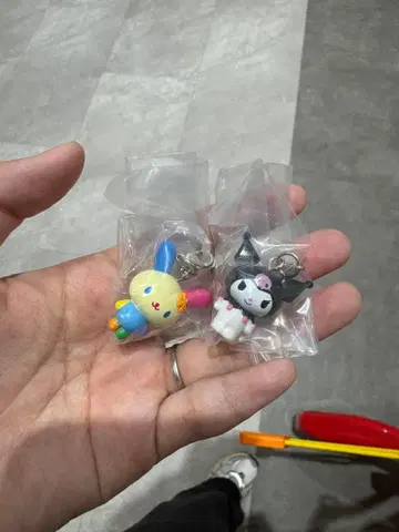 산리오 메지루시 액세서리 메지루시 우사하나 쿠로미 가챠가챠