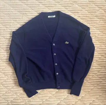 70s IZOD LACOSTE 가디건 실감개 택