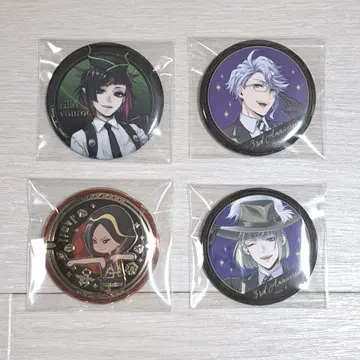 디즈니 트위스티드 원더랜드 캔뱃지 4개 세트