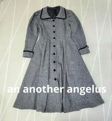 어나더 안젤라스 파이핑 트위드 원피스 코트