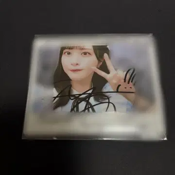 =LOVE 이코러브 사사키 마이카 친필 사인 와이드 폴라로이드