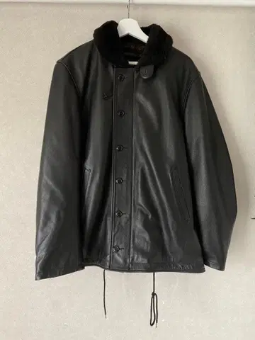 새상품급 HOUSTON 휴스턴 가죽 N-1 덱 자켓