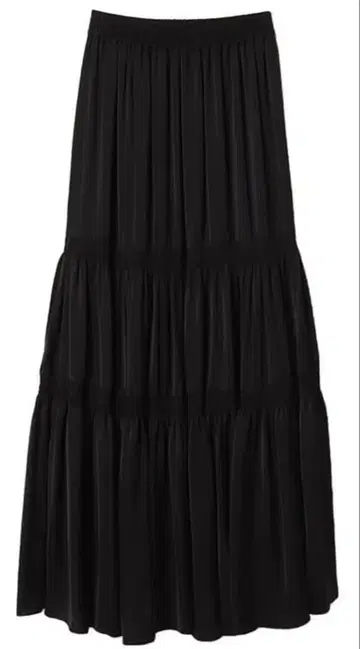 eimy istoire 샤이니 개더 캉캉 스커트 BLACK