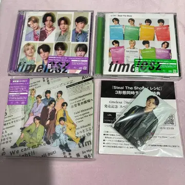 timelesz Steal The Show/레시피 3종 CD 세트